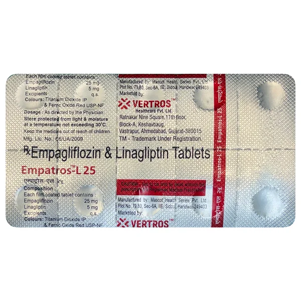 Empatros-L 25 Tablet 10's