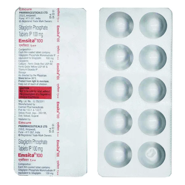 Emsita 100 Tablet 10's