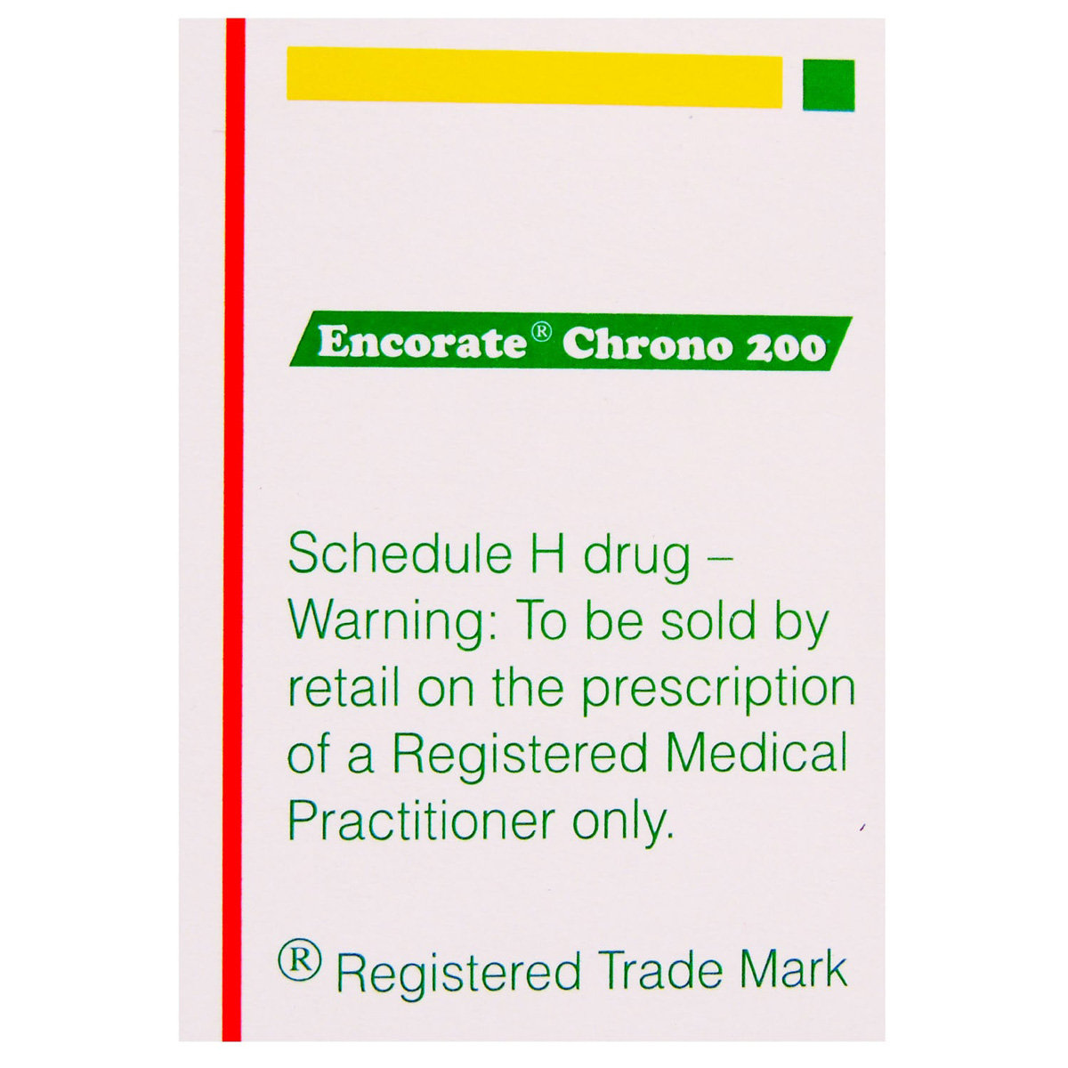 Encorate Chrono 200 Tablet 10's, Pack of 10 TABLETS Encorate Chrono 200 Tablet 10's, Pack of 10 TABLETS