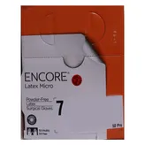 Ansell Encore Latex Micro Optic Gloves 7, 1 Count, Pack of 1