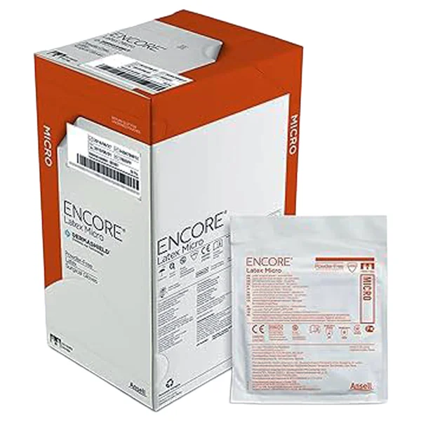 Ansell Encore Microptic Surgical P/F Gloves 8.5, 1 Count , Pack of 1