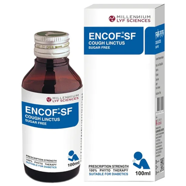 Millennium Encof-SF Cough Linctus, 100 ml