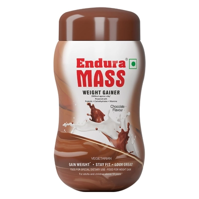 Endura Mass Chocolate Flavour Powder, 500 gm, Pack of 1