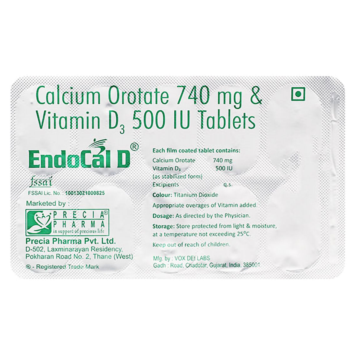 Buy Endocal D Tablet 10's Online