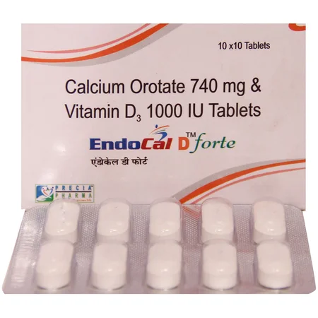 Endocal D Forte Tablet 10's