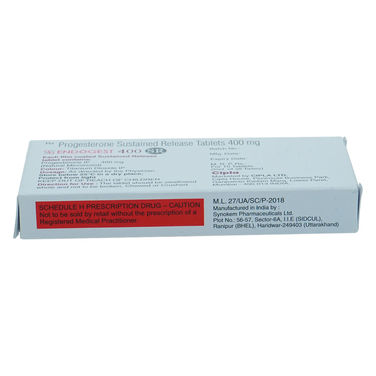 Endogest 400 SR Tablet 10's Price, Uses, Side Effects, Composition ...