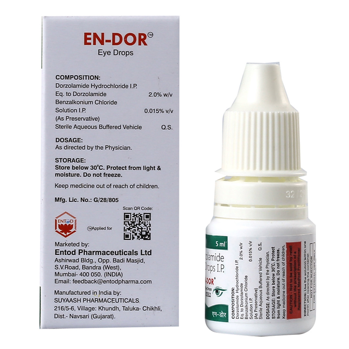 EN Dor Eye Drops 5 ml, Pack of 1 EYE DROPS EN Dor Eye Drops 5 ml, Pack of 1 EYE DROPS