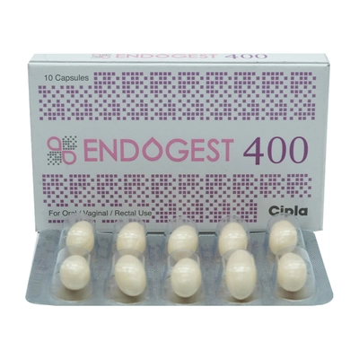 Endogest 400 Capsule 10's, Pack of 10 CapsuleS