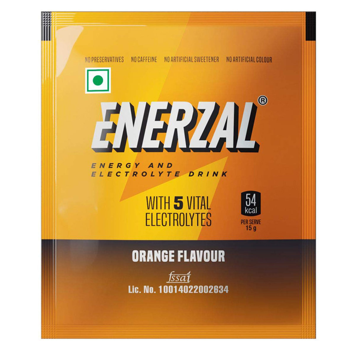 Enerzal Orange Flavour Energy Drink Powder, 50 gm, Pack of 1 Enerzal Orange Flavour Energy Drink Powder, 50 gm, Pack of 1