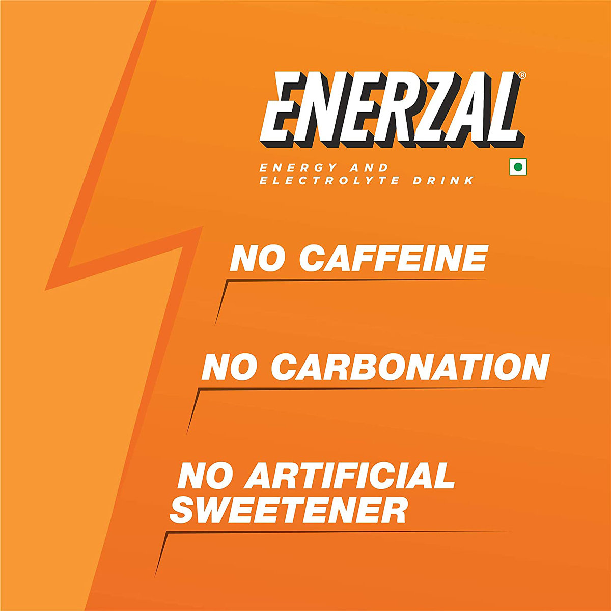Enerzal Orange Flavour Energy Drink, 500 ml, Pack of 1 Enerzal Orange Flavour Energy Drink, 500 ml, Pack of 1