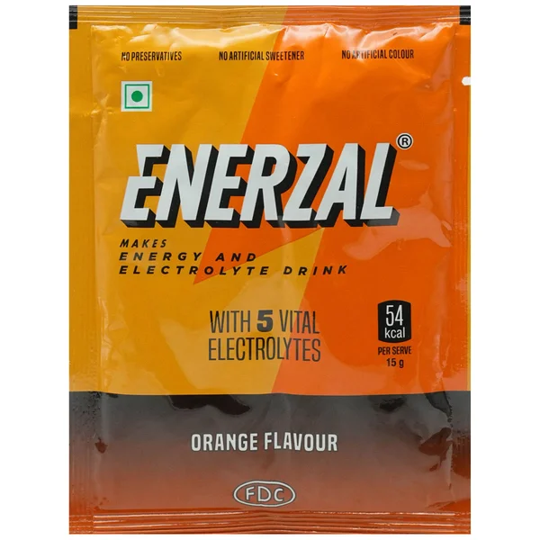Enerzal Orange Flavour Sachet 75 gm, Pack of 1