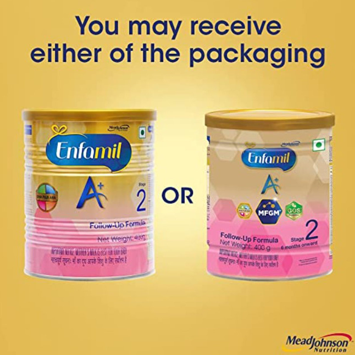 Enfamil A+ Follow Up Formula Stage 2 Powder, 400 gm, Pack of 1 Enfamil A+ Follow Up Formula Stage 2 Powder, 400 gm, Pack of 1
