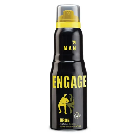 Engage Urge Deodorant Body Spray for Men, 150 ml