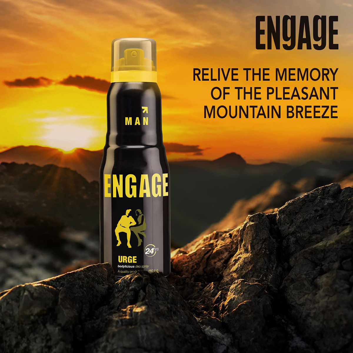 Engage body best sale spray for men