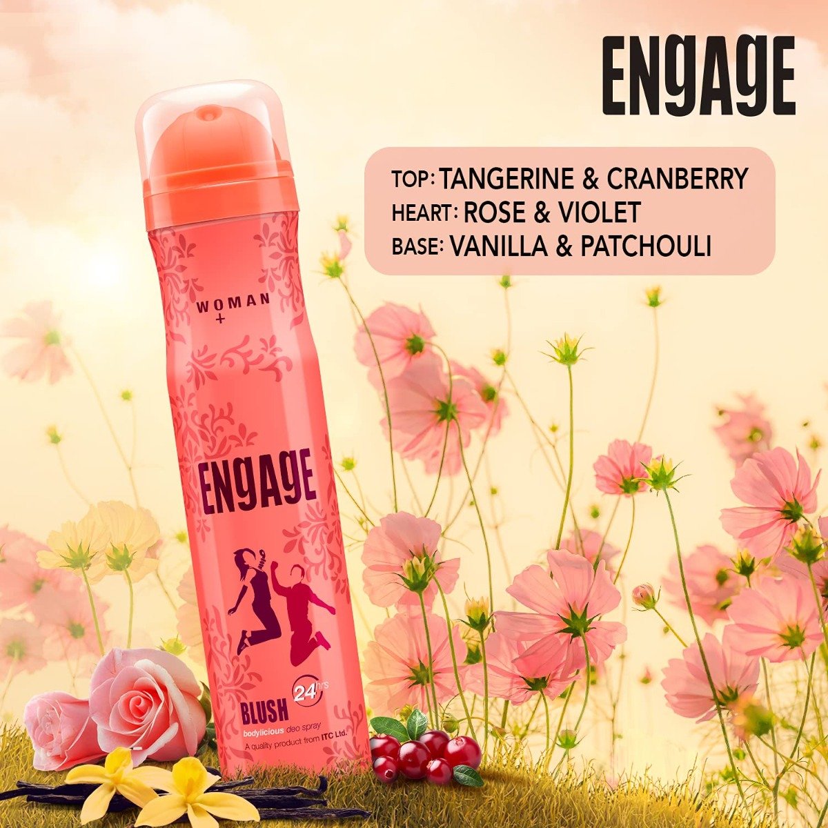 Engage Blush Deodorant for Women, 150 ml, Pack of 1 Engage Blush Deodorant for Women, 150 ml, Pack of 1