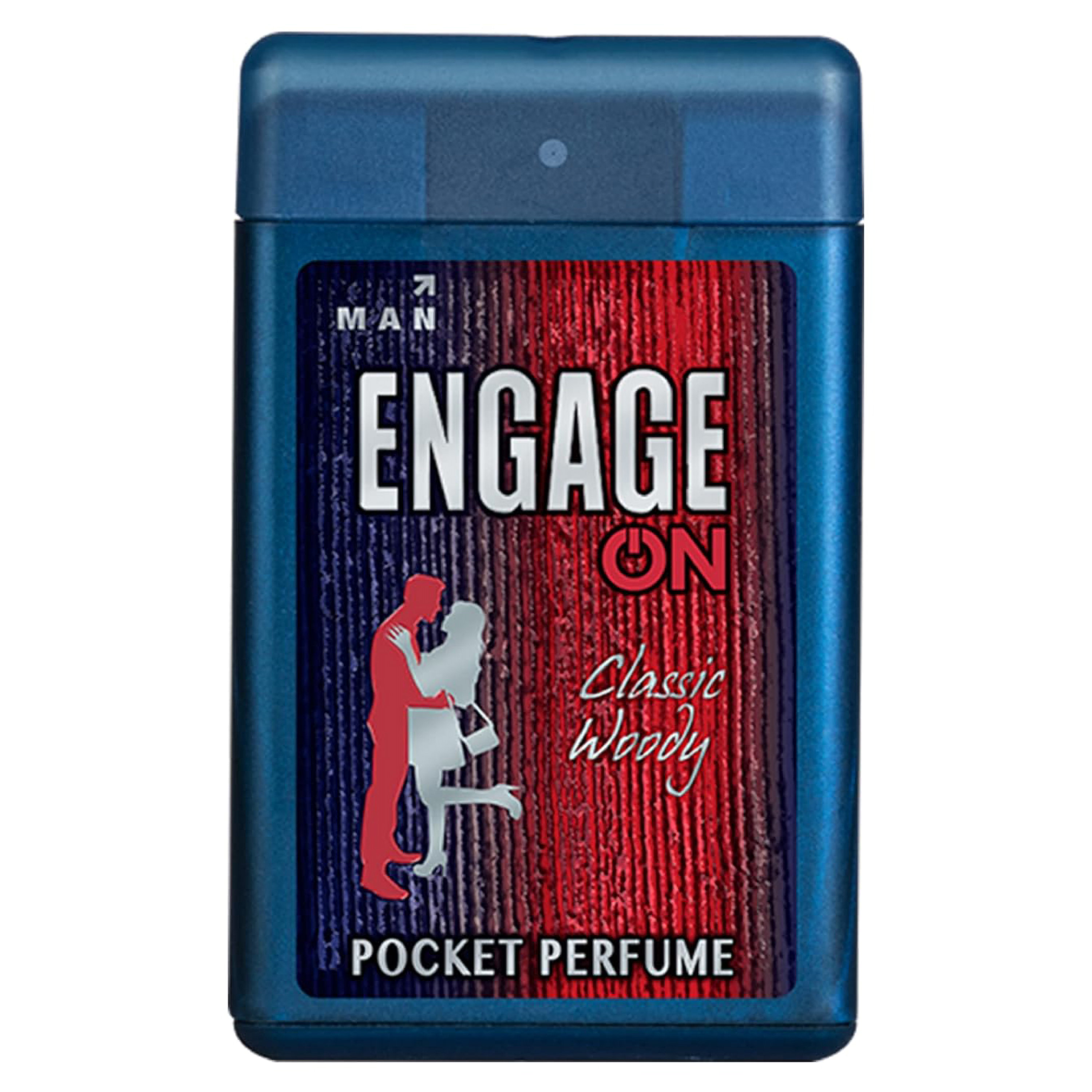 Engage On Classic Woody Pocket Perfume For Men, 18 ml, Pack of 1 Engage On Classic Woody Pocket Perfume For Men, 18 ml, Pack of 1