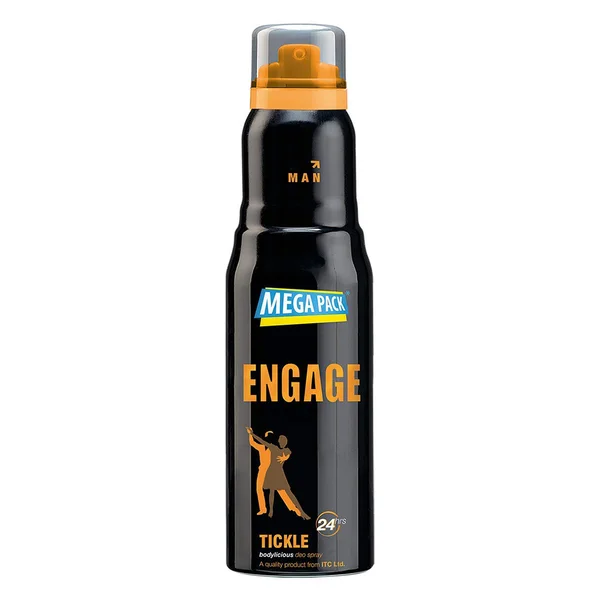 Engage Tickle Deodorant Body Spray For Men, 220 ml, Pack of 1