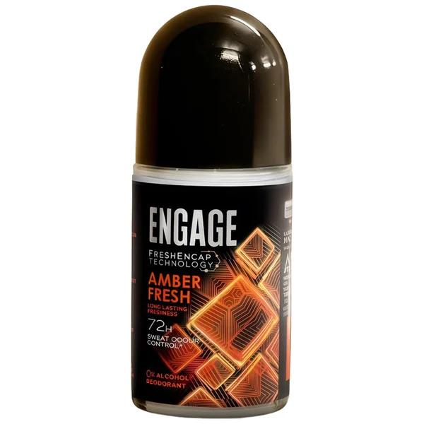 Engage Amber Fresh Deodorant Roll On, 50 ml
