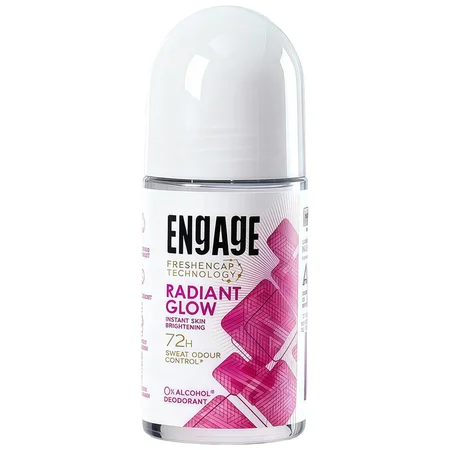 Engage Radiant Glow Deodorant Roll On, 50 ml