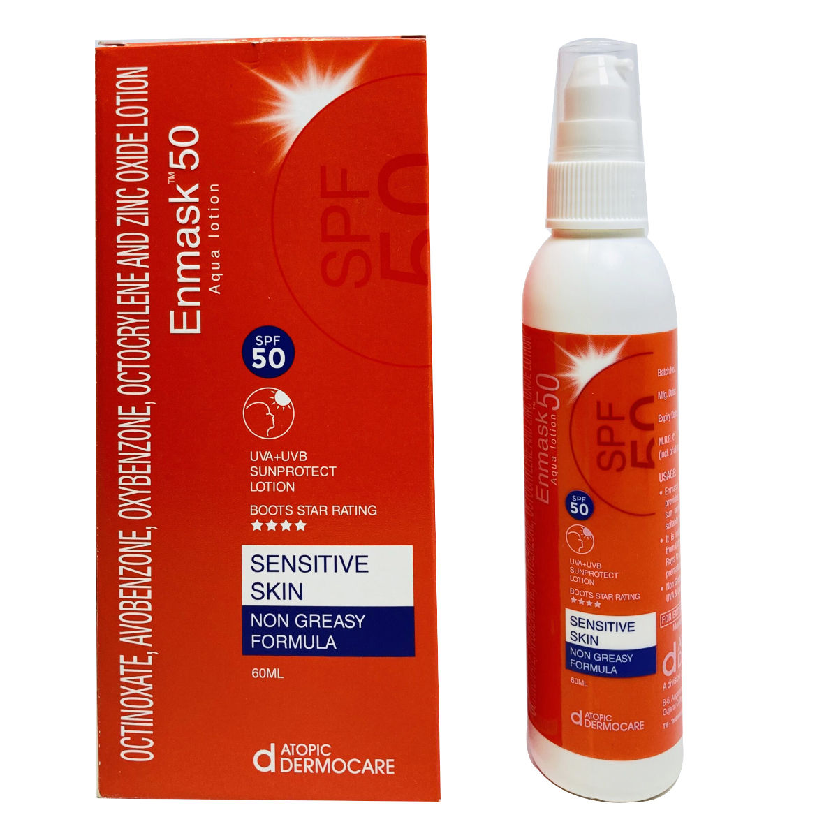 Buy Enmask 50 SPF Aqua Lotion 60 ml Online