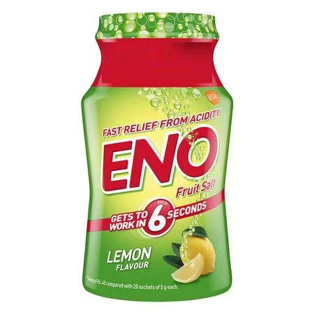 ENO Fruit Salt Lemon Flavour Powder, 100 gm