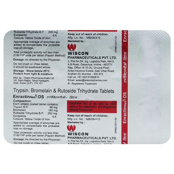 Enractin Neo-DS Tablet 10's