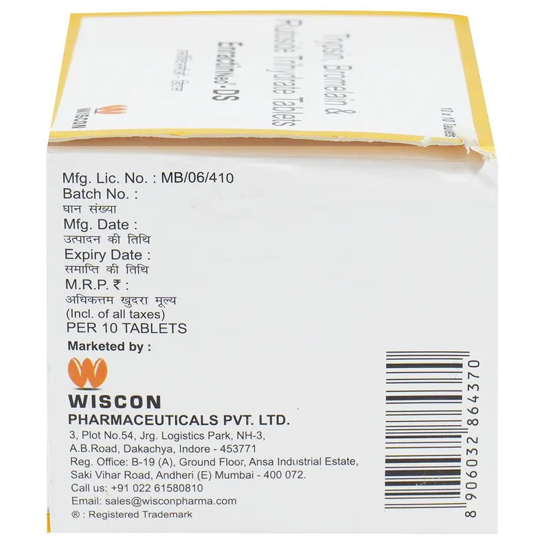 Buy Enractin Neo-DS Tablet 10's online | Uses, Side Effects, Price and ...