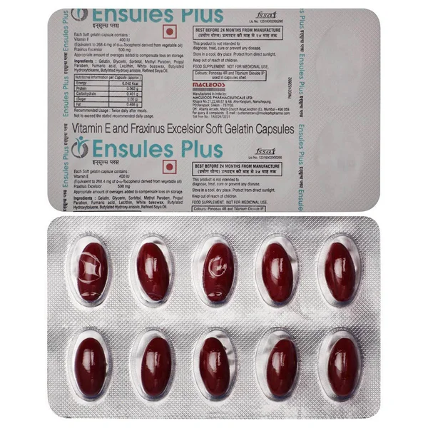 Ensules Plus Capsule 10's
