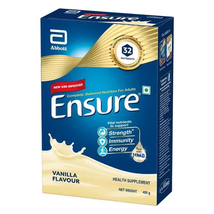 Ensure Complete, Balanced Nutrition Drink Vanilla Flavour Powder