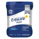 Ensure Plus Complete, Balanced Nutrition Drink Vanilla Flavour Powder for Adults, 1 kg, Pack of 1