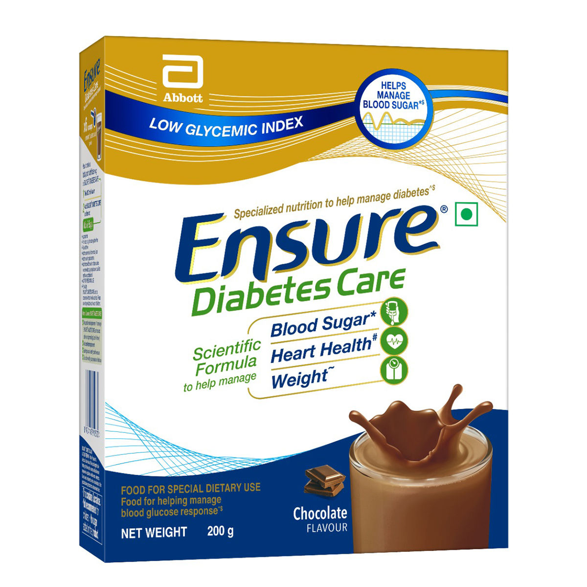 Buy Ensure Diabetes Care Chocolate Flavour Powder for Adults, 200  Online