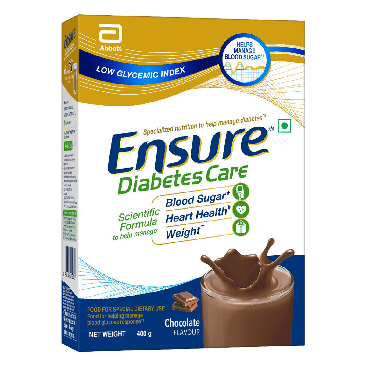 Buy Ensure Diabetes Care Chocolate Flavour Powder for Adults, 400  Online