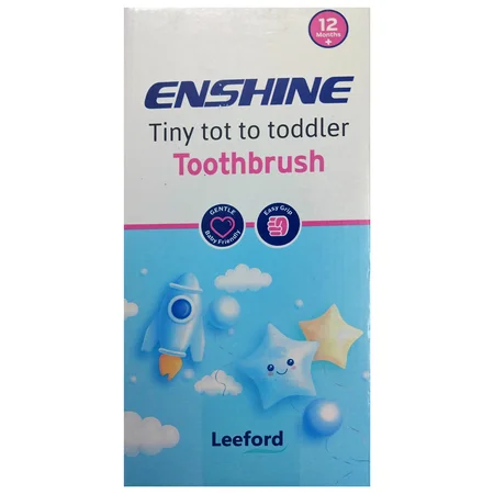 Enshine Tiny Tot To Toddler Toothbrush for 12+ Months, 1 Count