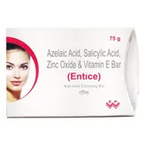 Entice Anti-Acne Cleansing Bar, 75 gm, Pack of 1