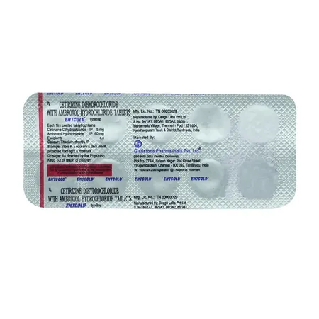 Entcold Tablet 10's