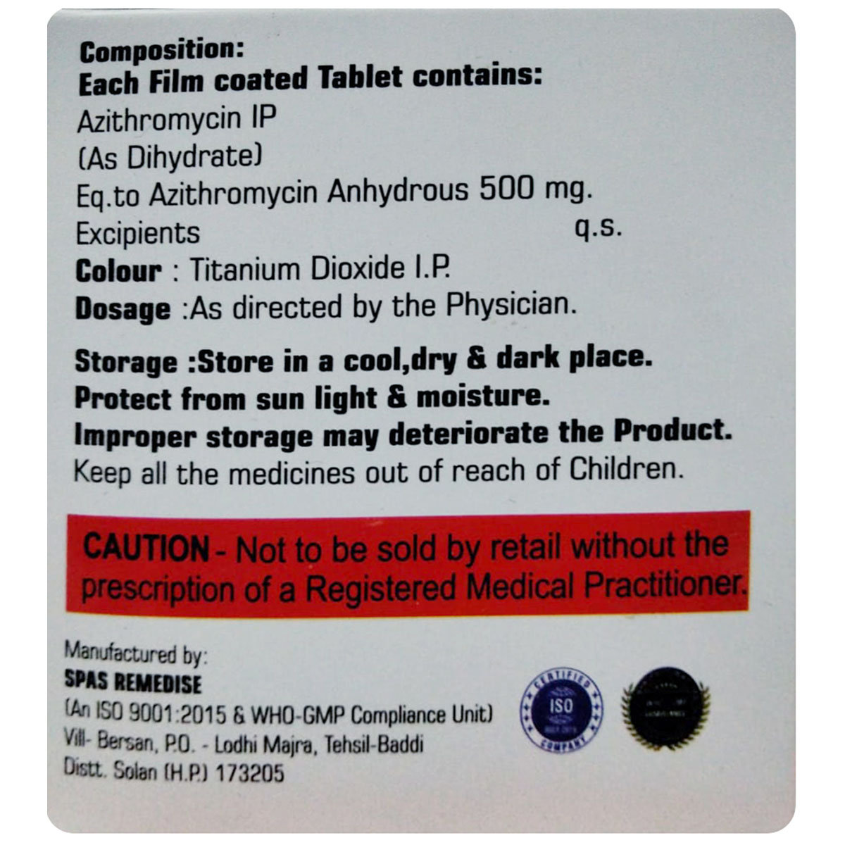 Envozi-500 Tablet 6's, Pack of 6 TabletS Envozi-500 Tablet 6's, Pack of 6 TabletS