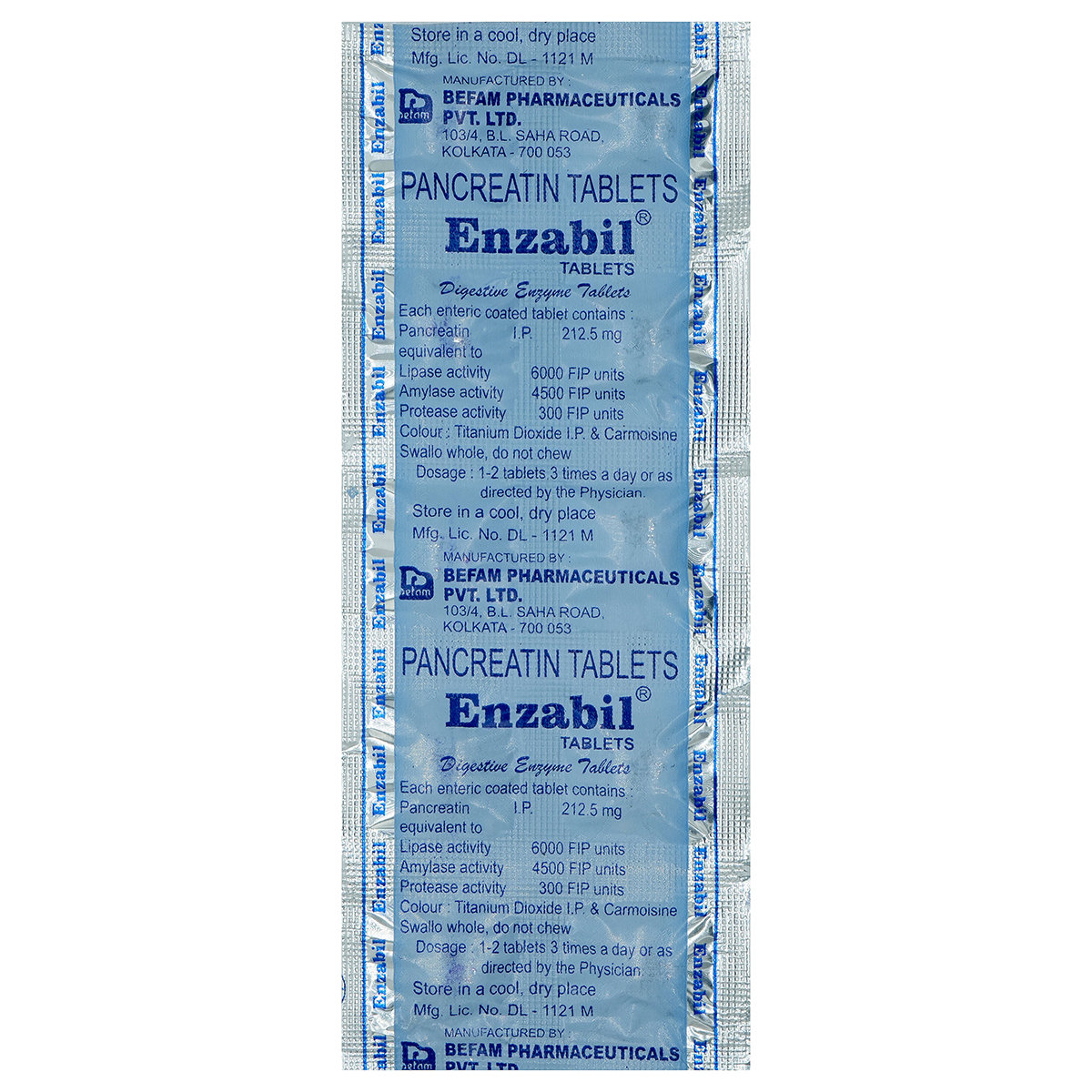 Enzabil Tablet 10's, Pack of 10 TabletS Enzabil Tablet 10's, Pack of 10 TabletS