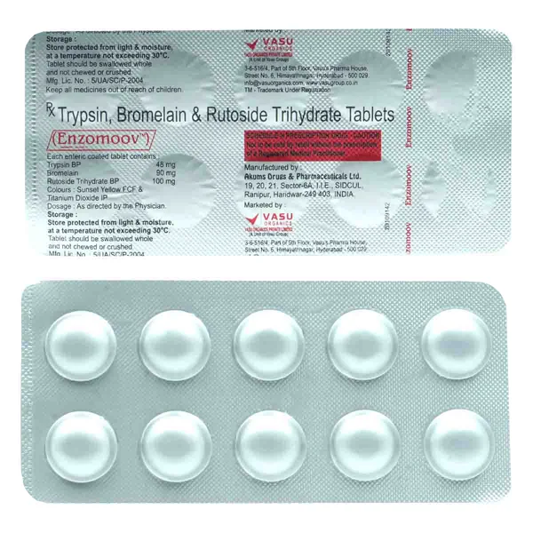 Enzomoov Tablet 10's, Pack of 10 TABLETS