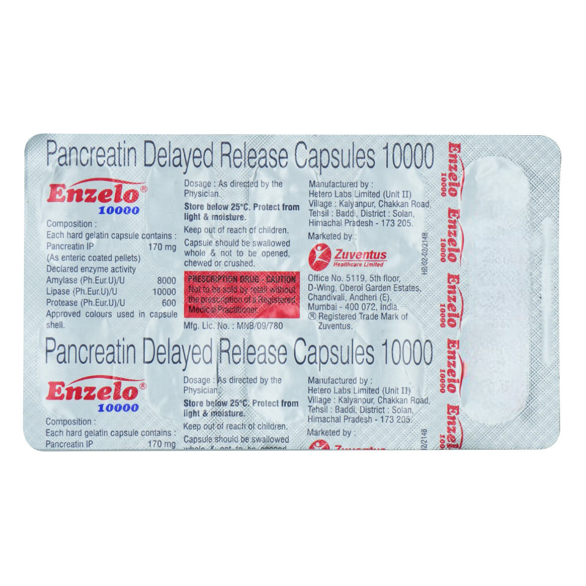 Enzelo 10000 Capsule 10's, Pack of 10 CapsuleS Enzelo 10000 Capsule 10's, Pack of 10 CapsuleS