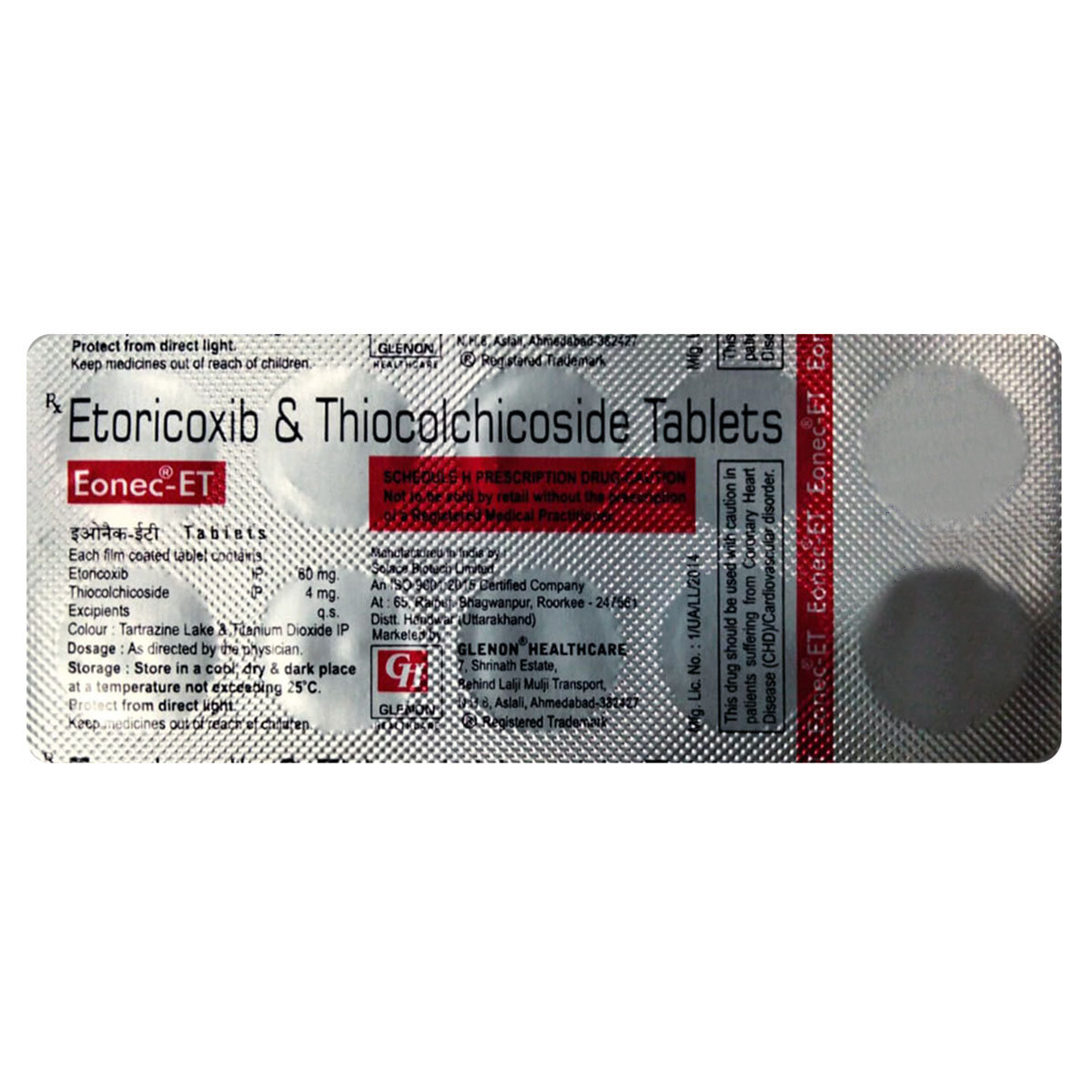 Eonec-ET Tablet 10's, Pack of 10 TABLETS Eonec-ET Tablet 10's, Pack of 10 TABLETS