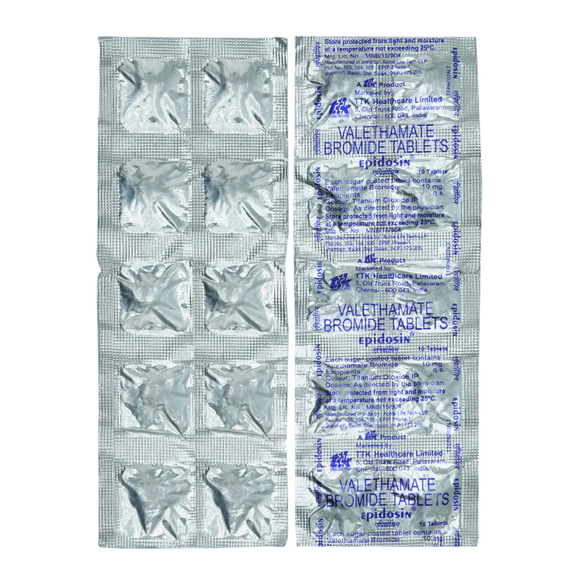Epidosin Tablet 10's, Pack of 10 TabletS Epidosin Tablet 10's, Pack of 10 TabletS