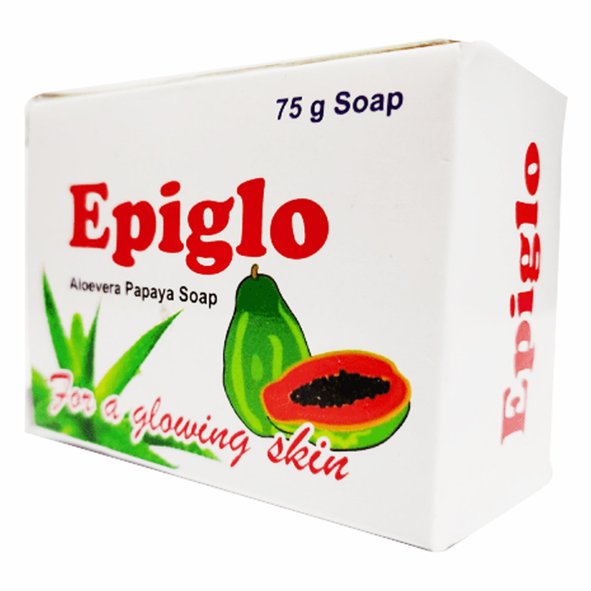 Epiglo Soap 75 gm | Aloe Vera & Papaya | For Glowing Skin, Pack of 1 Epiglo Soap 75 gm | Aloe Vera & Papaya | For Glowing Skin, Pack of 1