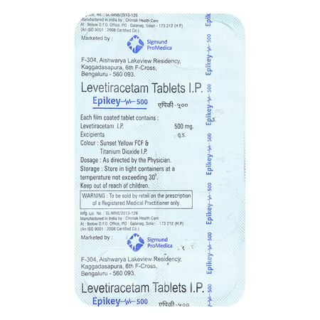 Epikey 500 mg Tablet 10's