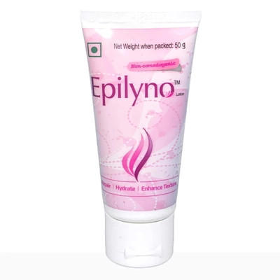 Epilyno Lotion 50 gm | Repairs &amp; Hydrates Skin | Improve Skin Texture, Pack of 1