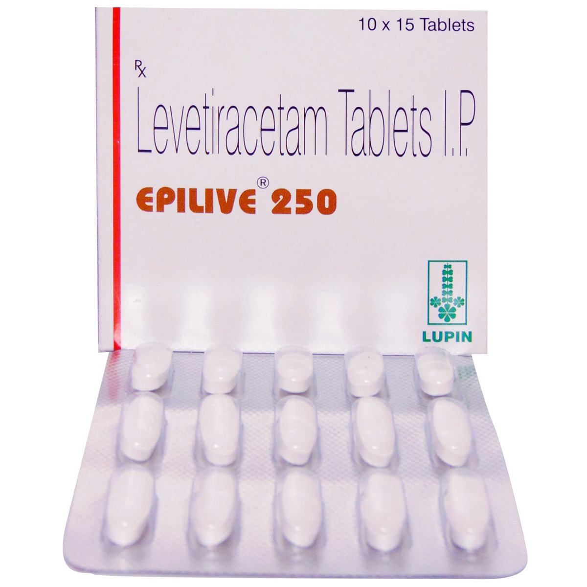 Epilive 250 Tablet 15's, Pack of 15 TABLETS Epilive 250 Tablet 15's, Pack of 15 TABLETS