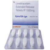 Epitra Er-1Gm Tablet 10'S, Pack of 10 TabletS
