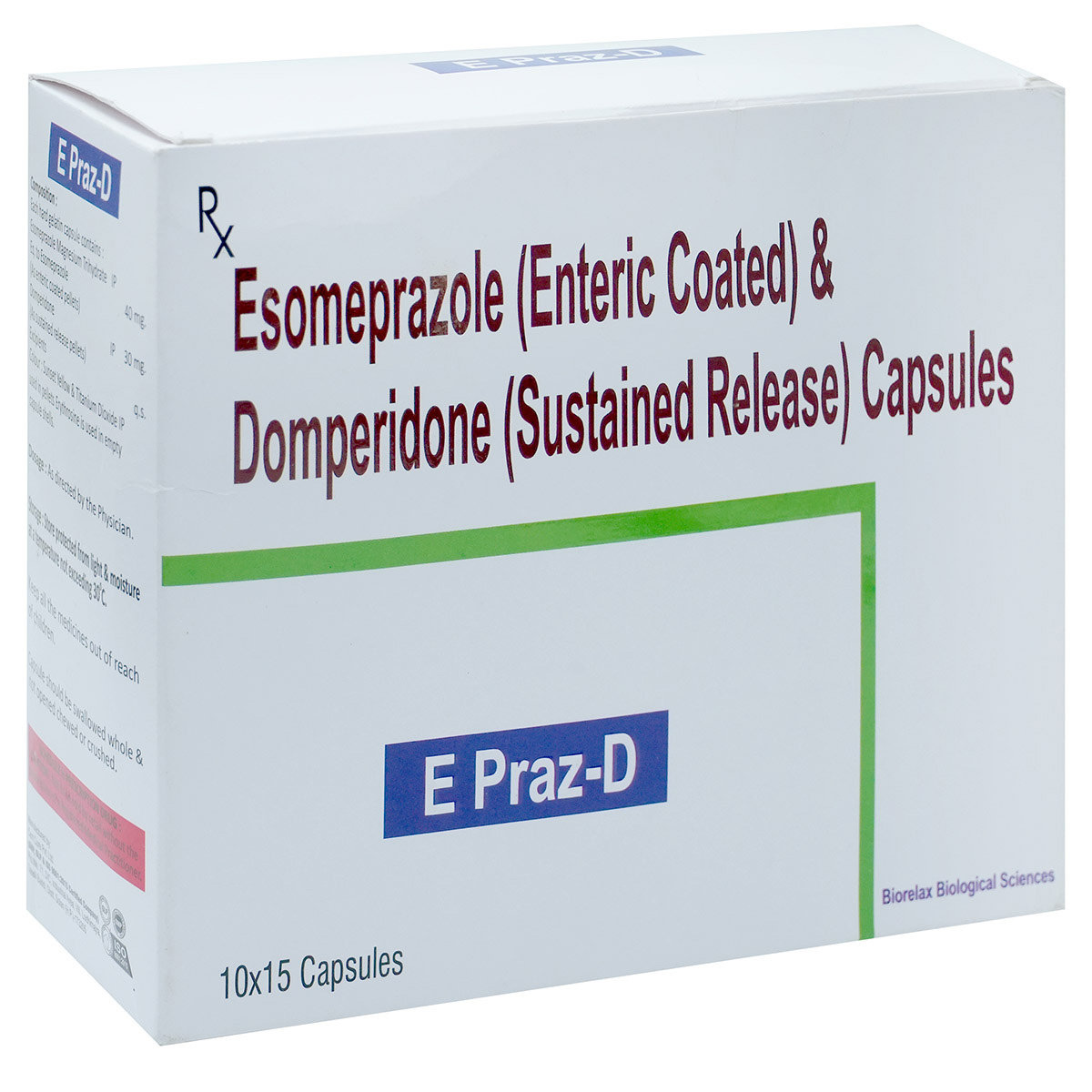 E Praz-D Capsule 15's, Pack of 15 CapsuleS E Praz-D Capsule 15's, Pack of 15 CapsuleS
