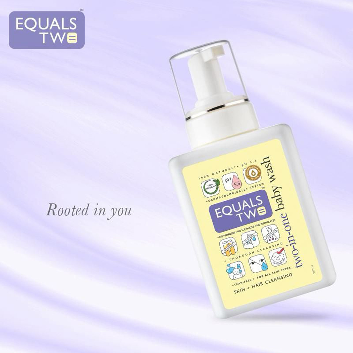 EqualsTwo pH 5.5 Two-In-One Baby Wash, 500 ml, Pack of 1 EqualsTwo pH 5.5 Two-In-One Baby Wash, 500 ml, Pack of 1