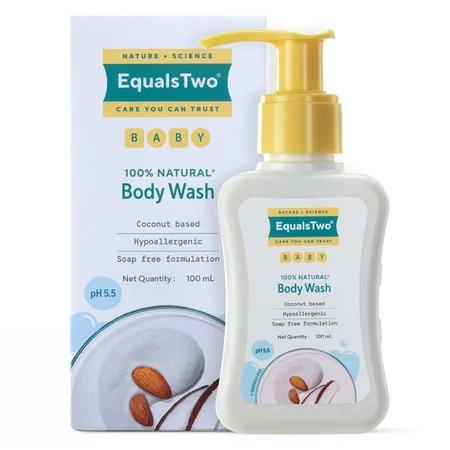 EqualsTwo pH 5.5 Two-In-One Baby Wash, 200 ml