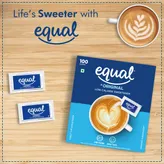Equal Original Low Calorie Sweetener, 100 Sachets, Pack of 1
